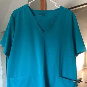FIGS Scrubs Teal Set